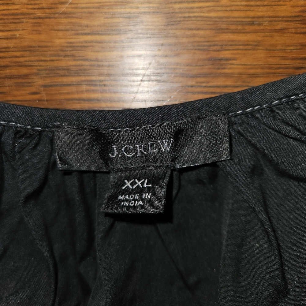 J. Crew Tie Sleeve Button Front Dress - Picture 4 of 5